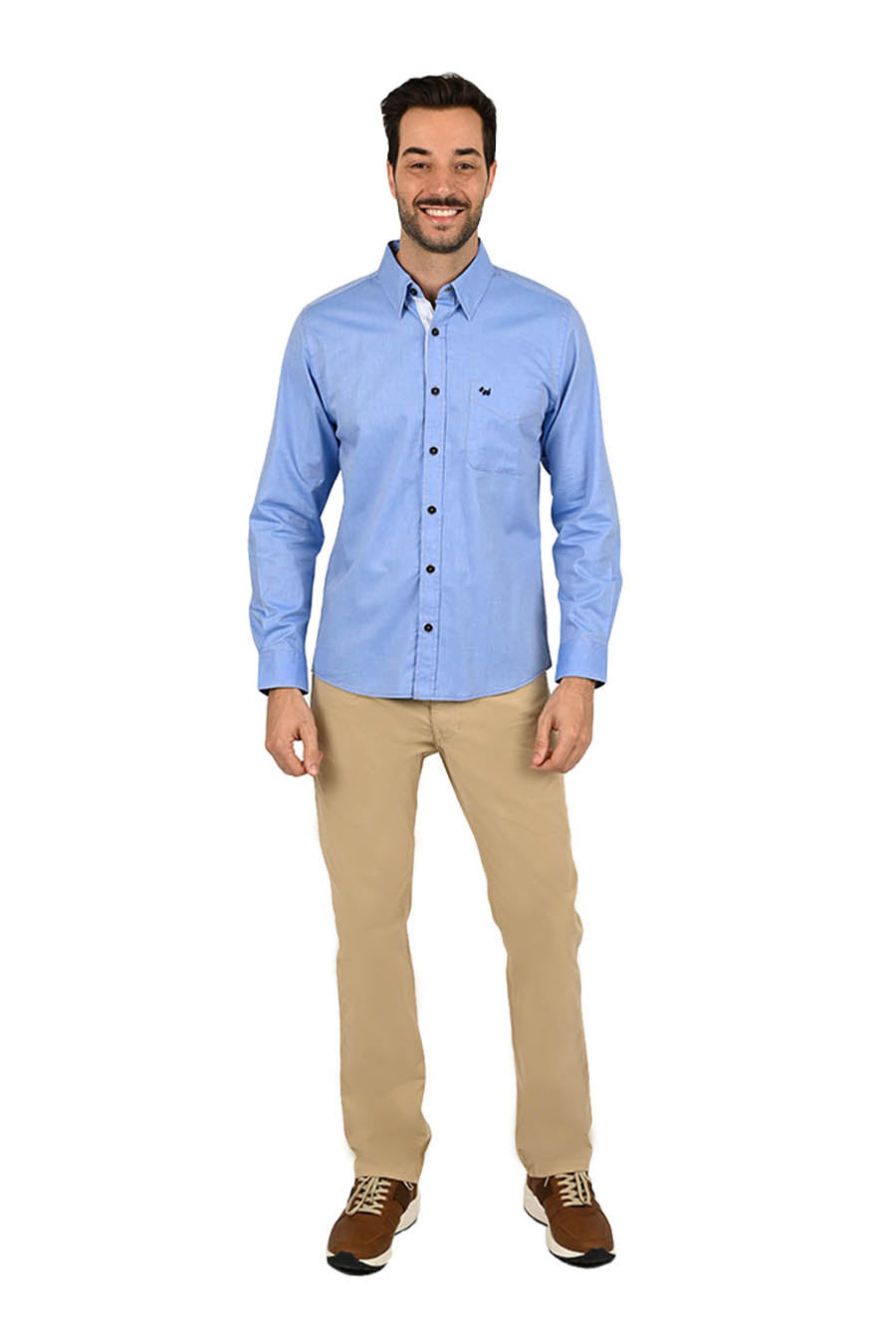 Camisa Alucio Manga Larga Slim Fit