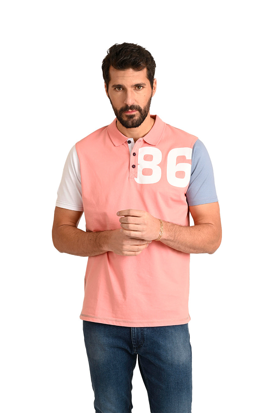 Playera tipo polo discount ferrioni